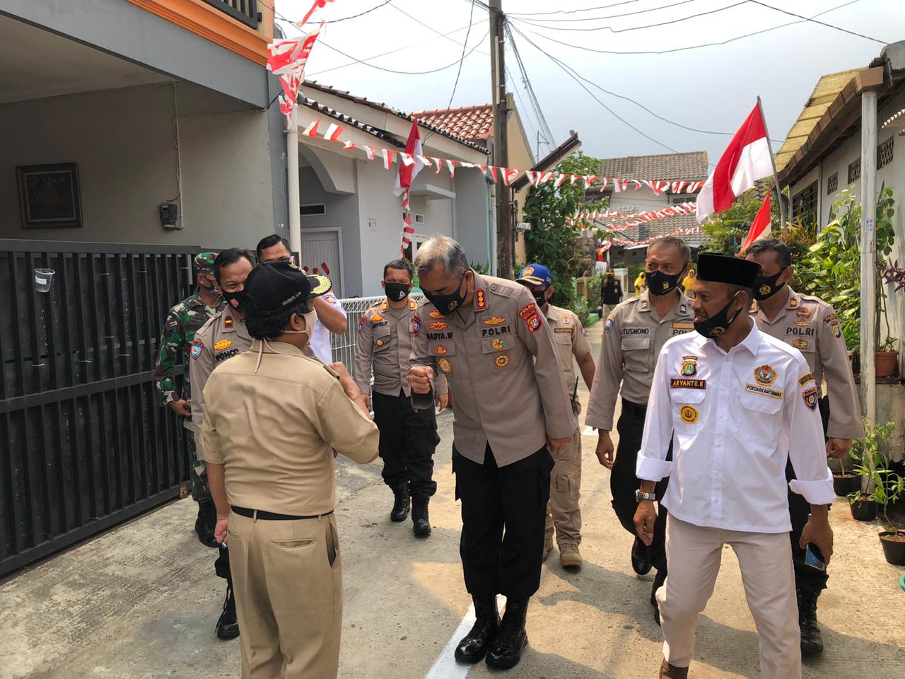 kampung tangguh sukmajaya depok di tinjau langsung dirbinmas polda metro jaya 12871