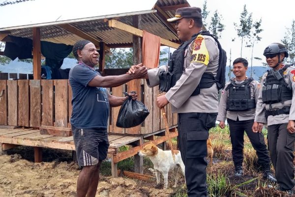 kaopsres puncak bersama binmas noken kunjungi spot peternakan warga binaan 45867