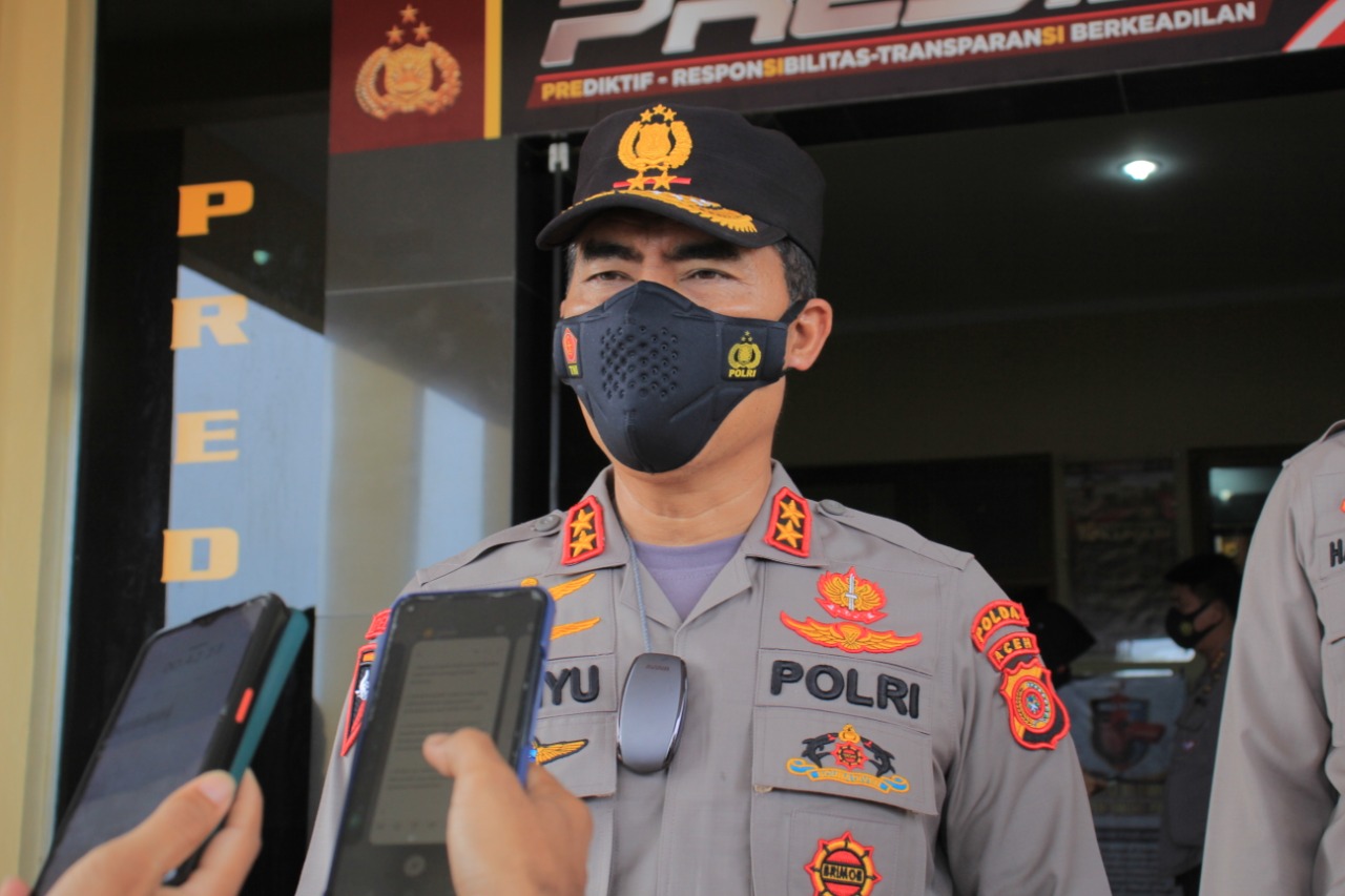 kapolda aceh tinjau posko ppkm 9250