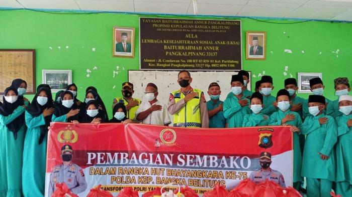 kapolda babel silaturrahmi ke panti asuhan baiturrahman annur 9339