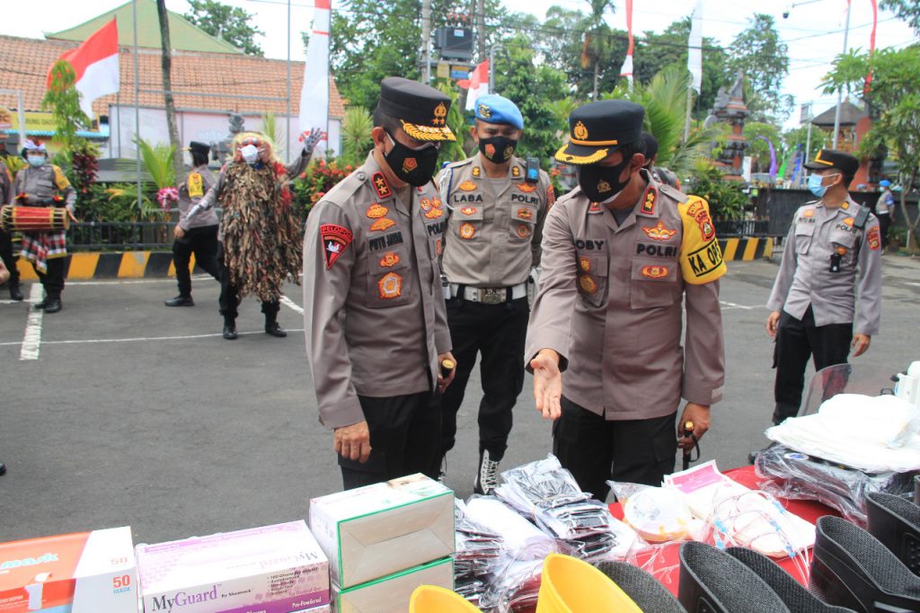 kapolda bali cek kesiapan pengamanan pilkada serentak di mapolres badung 32791