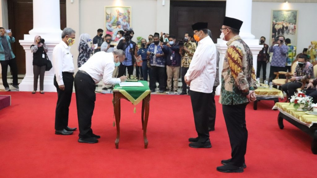 kapolda banten hadiri pelantikan dan sertijab kepala perwakilan bpkp 36567
