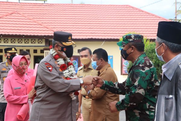kapolda bengkulu monev penanganan covid 19 di polres kepahiang 24576