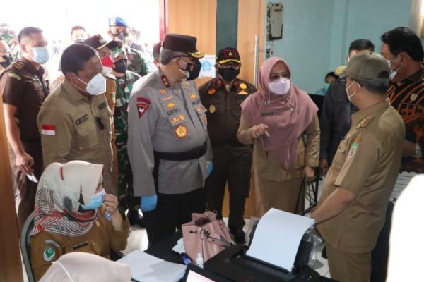 kapolda bengkulu pantau posko penanganan covid 19 di bengkulu utara 26729
