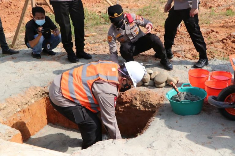 kapolda bengkulu peletakan batu pertama pembangunan sarana dan prasarana polda bengkulu 26415