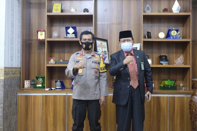 kapolda bengkulu sambut silaturahmi ketua pengadilan tinggi agama baru 11581