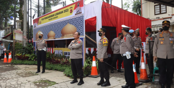 kapolda jabar cek kesiapan pos pengamanan di cianjur 46419