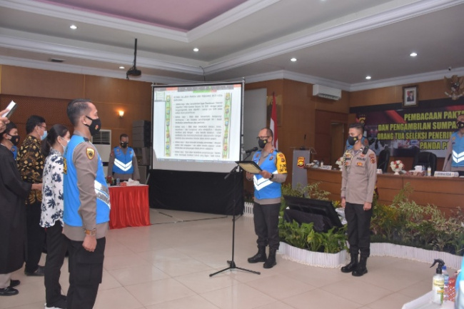 kapolda jambi ambil sumpah seleksi sipss 33322