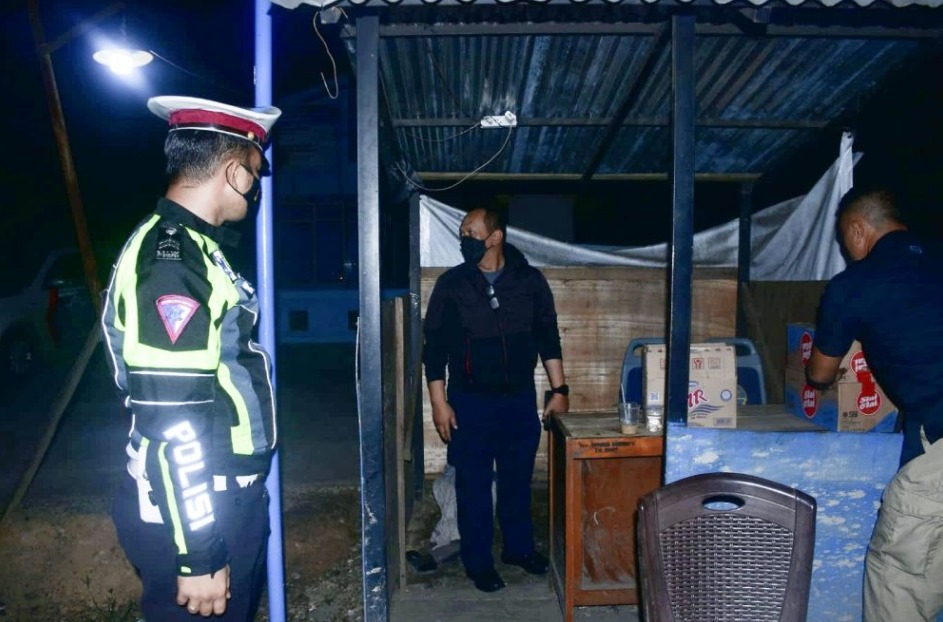 kapolda jambi cek posyan batubara di madiangin tidak layak huni 48135