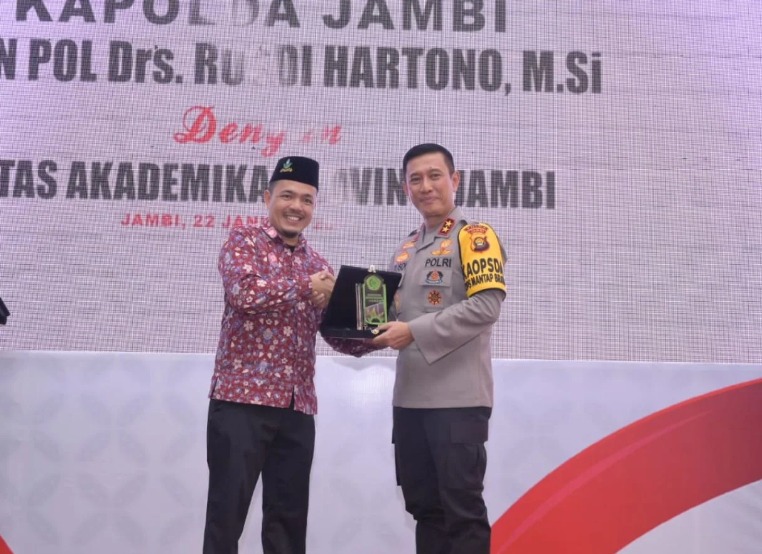 kapolda jambi gelar silahturahmi bersama civitas akademis universitas 69246