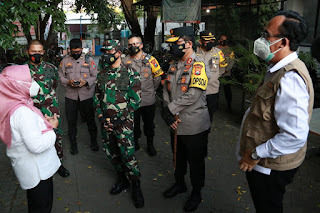kapolda jatim bersama pandam v brawijaya pantau tempat isoter di sidoarjo 13300