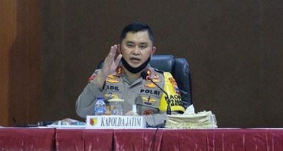 kapolda jatim hadiri rapat koordinasi penanganan covid 19 36443