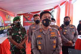 kapolda jatim tinjau pelaksanaan vaksinasi serentak di kabupaten sidoarjo 21047