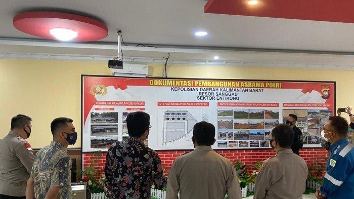 kapolda kalbar resmikan asrama di sanggau 11398