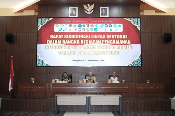 kapolda kalsel pimpin rakor lintas sektoral bahas kesiapan pengamanan haul guru sekumpul 82460
