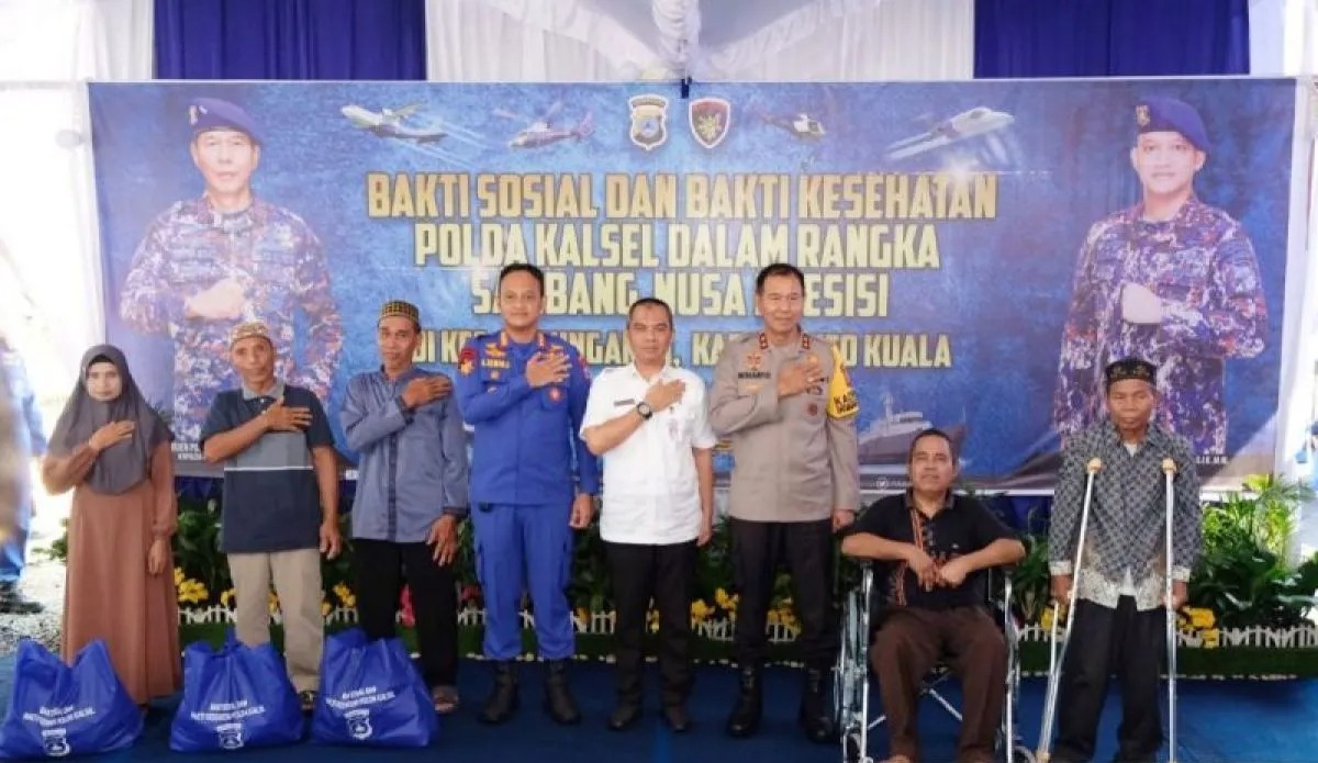 kapolda kalsel titip pesan damai pemilu kepada warga pesisir tabunganen 68789