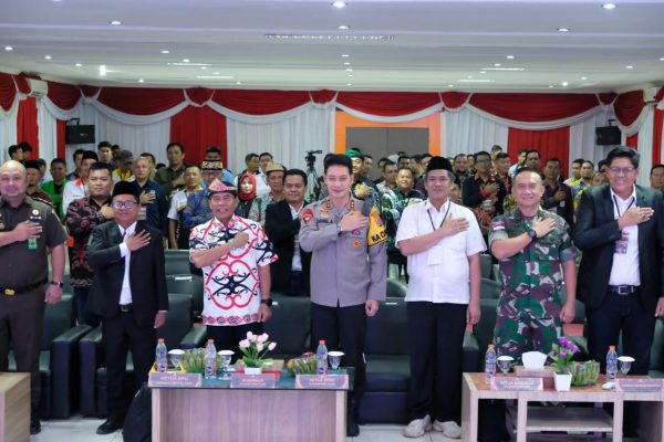 kapolda kaltara hadiri pembukaan pleno rekapitulasi hasil suara pemilu 71100