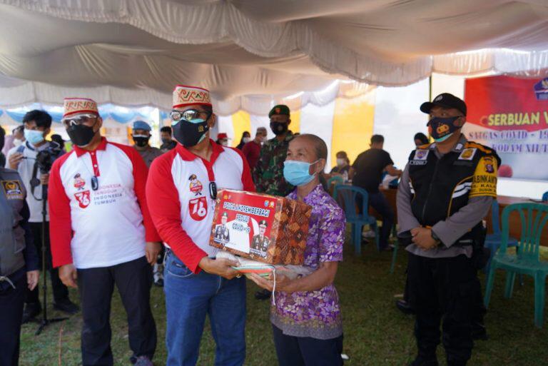 kapolda kalteng bersama danrem 102 pjg tinjau vaksinasi di kabupaten barsel 26710