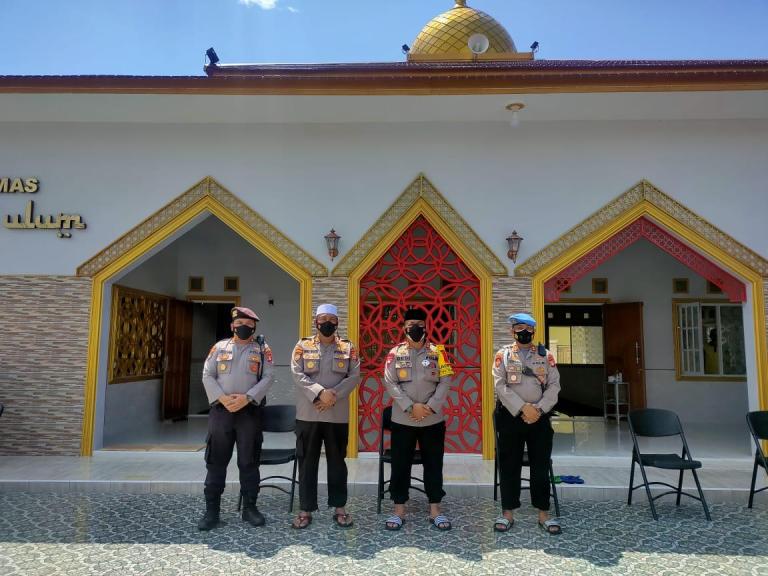 kapolda kalteng cek kesiapan masjid kubah emas 9242