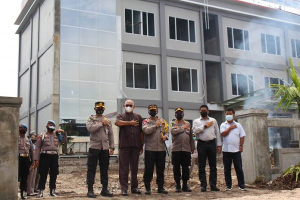 kapolda kalteng kembali tinjau pembanguan gedung baru pavilun presisi rs bhayangkari 30712