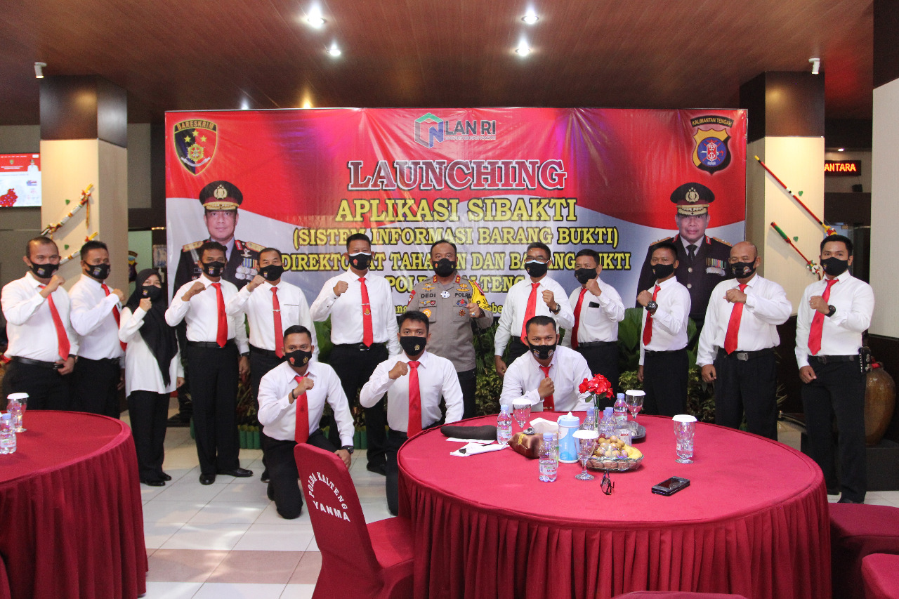 kapolda kalteng launhcing aplikasi sibakti 32423