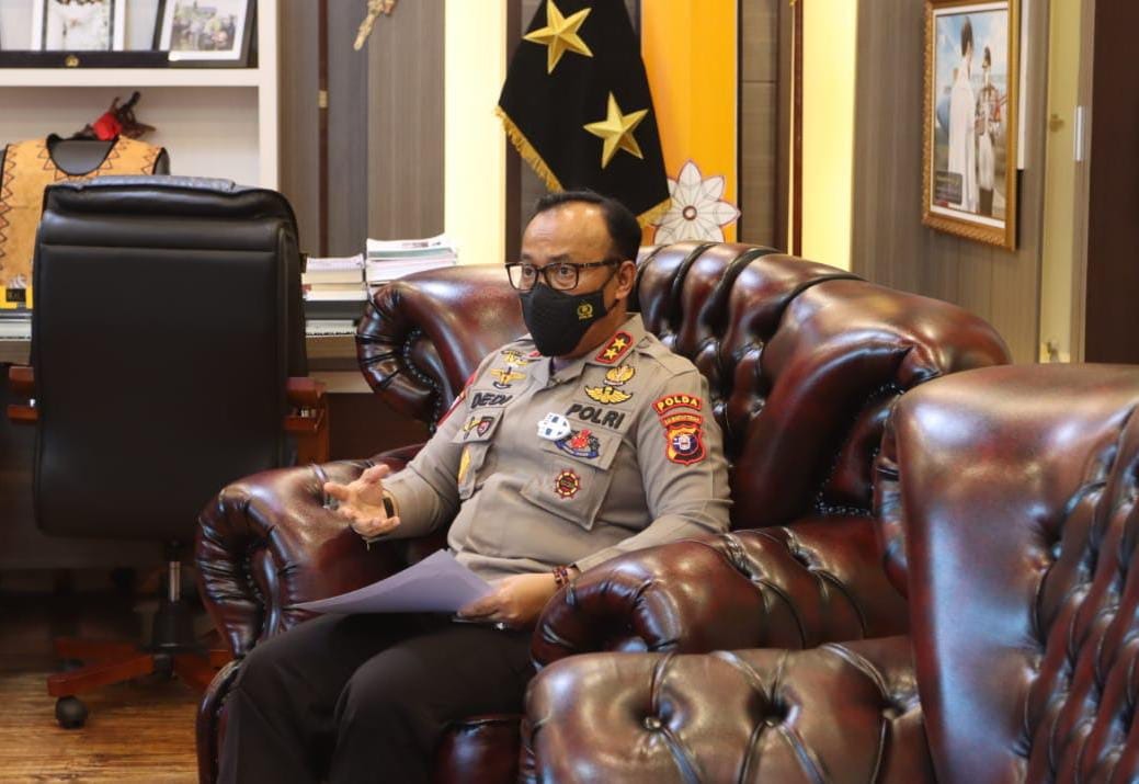 kapolda kalteng polri salah satu garda terdepan dalam memerangi covid 19 13218