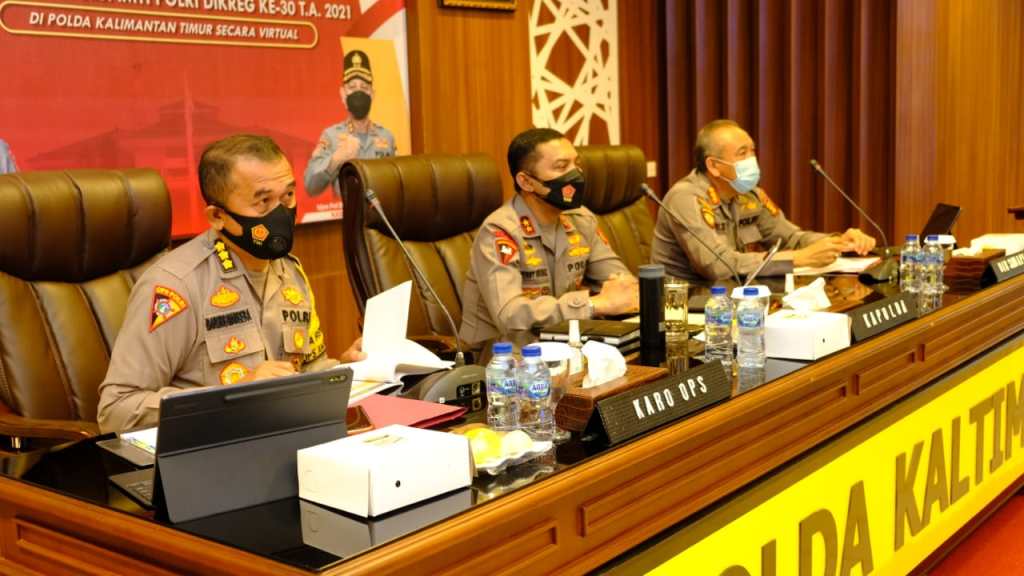 kapolda kaltim buka pelaksanaan kkdn sespimti polri dikreg ke 30 secara virtual 26656