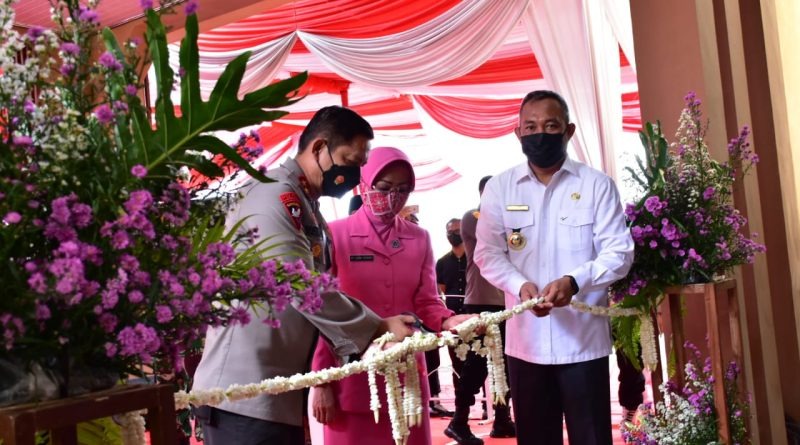 kapolda lampung resmikan bangunan mako polres tulang bawang barat 22825