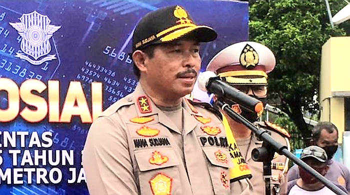 kapolda metro jaya uang denda operasi yustisi capai 238 juta rupiah 35228