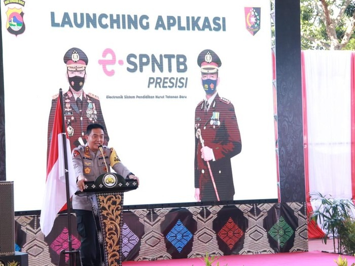 kapolda ntb launching aplikasi e spntb presisi hasil karya spn polda ntb 9027