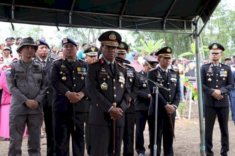 kapolda ntt pimpin langsung upacara penguburan bharatu anumerta bonifasius jawa 66745