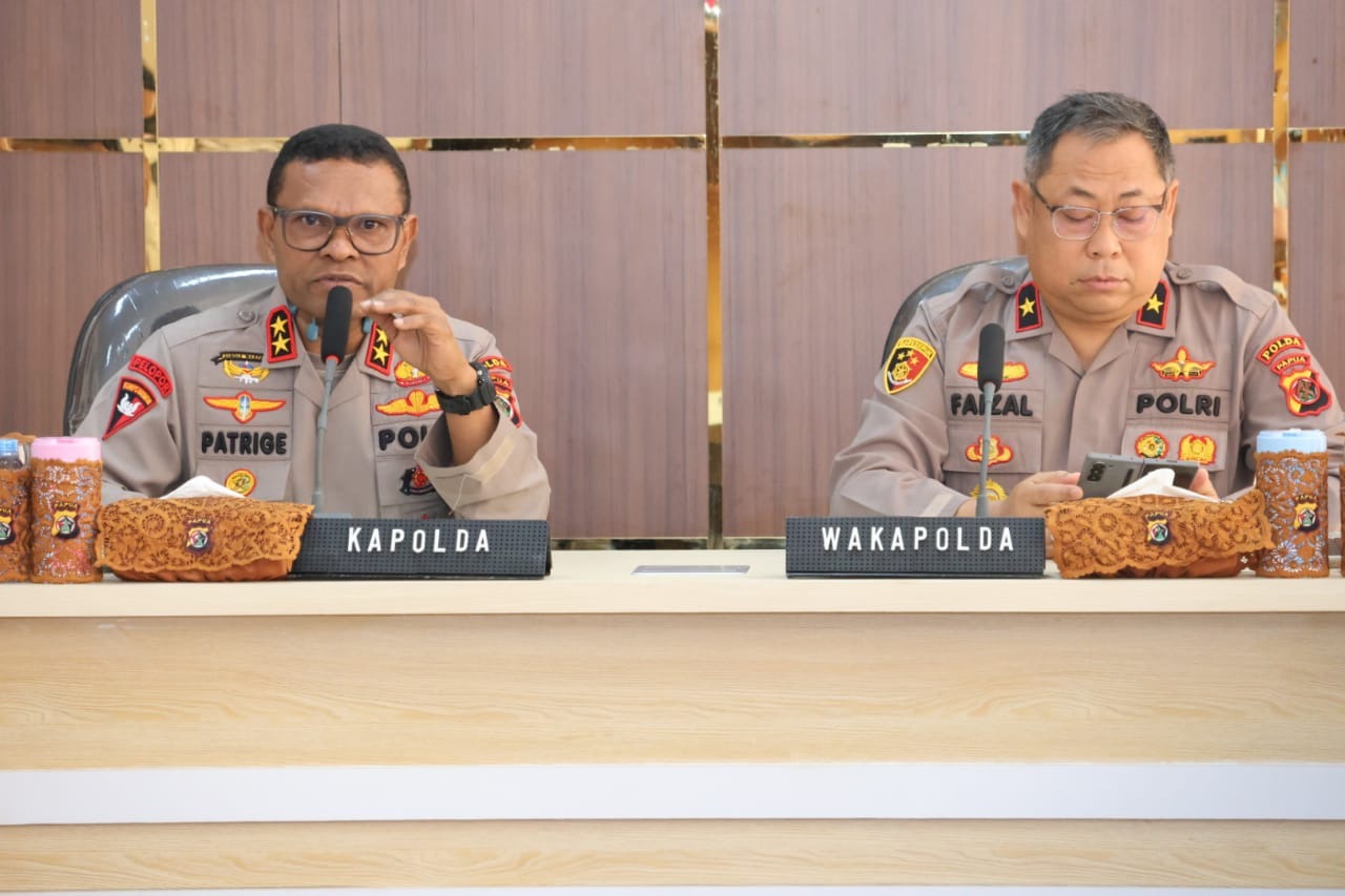 kapolda papua pimpin rapat bahas terkait pemisahan polda papua tengah 82742