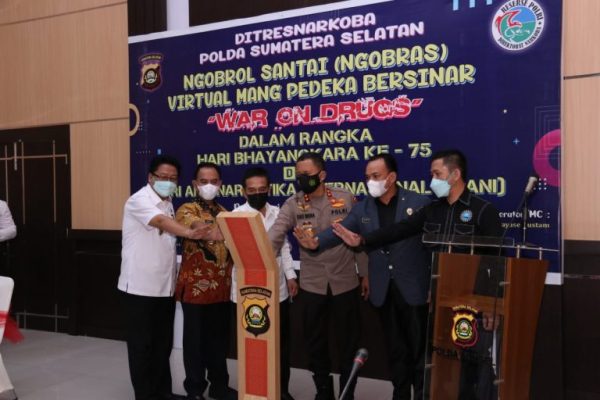 kapolda polda sumsel nyatakan perang terhadap narkoba 29010