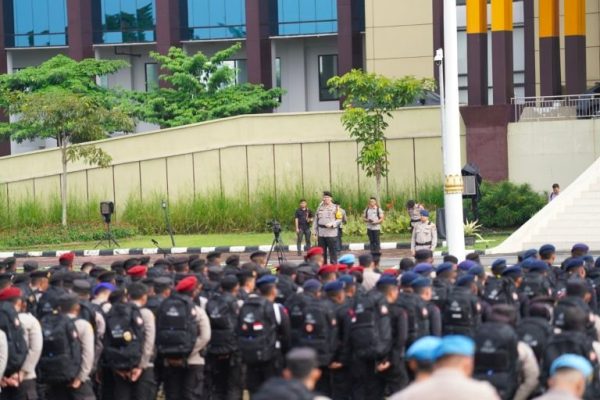 kapolda riau apresiasi dedikasi personel bko pasca pam tps pemilu 2024 70344