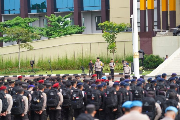 kapolda riau apresiasi dedikasi personel bko pasca pam tps pemilu 2024 70344