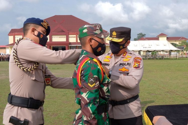 kapolda riau buka pendidikan latihan integrasi dikmaba tni ad dan diktukba polri 2021 22386