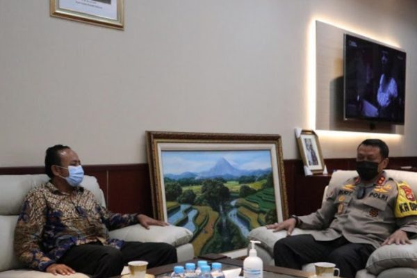 kapolda sambut kunjungan kerja ombudsman ri perwakilan provinsi banten 16110