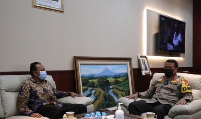 kapolda sambut kunjungan kerja ombudsman ri perwakilan provinsi banten 16110