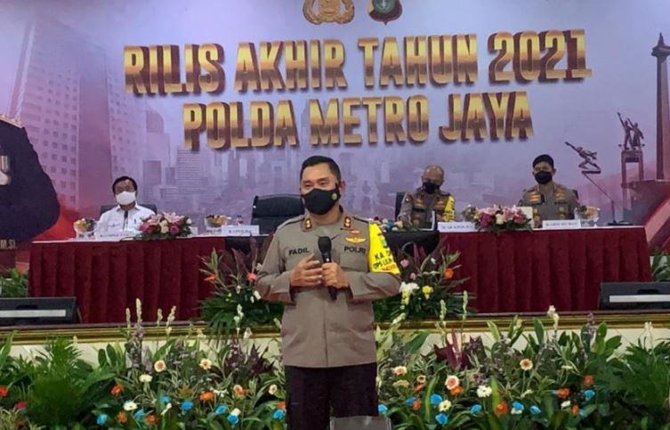 kapolda sepanjang 2021 penyelesaian kasus di polda metro jaya meningkat 22644