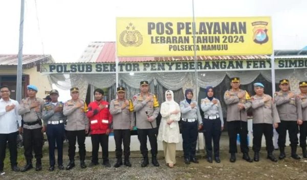 kapolda sulbar gelar pengecakan kesiapan pospam mudik lebaran 72399