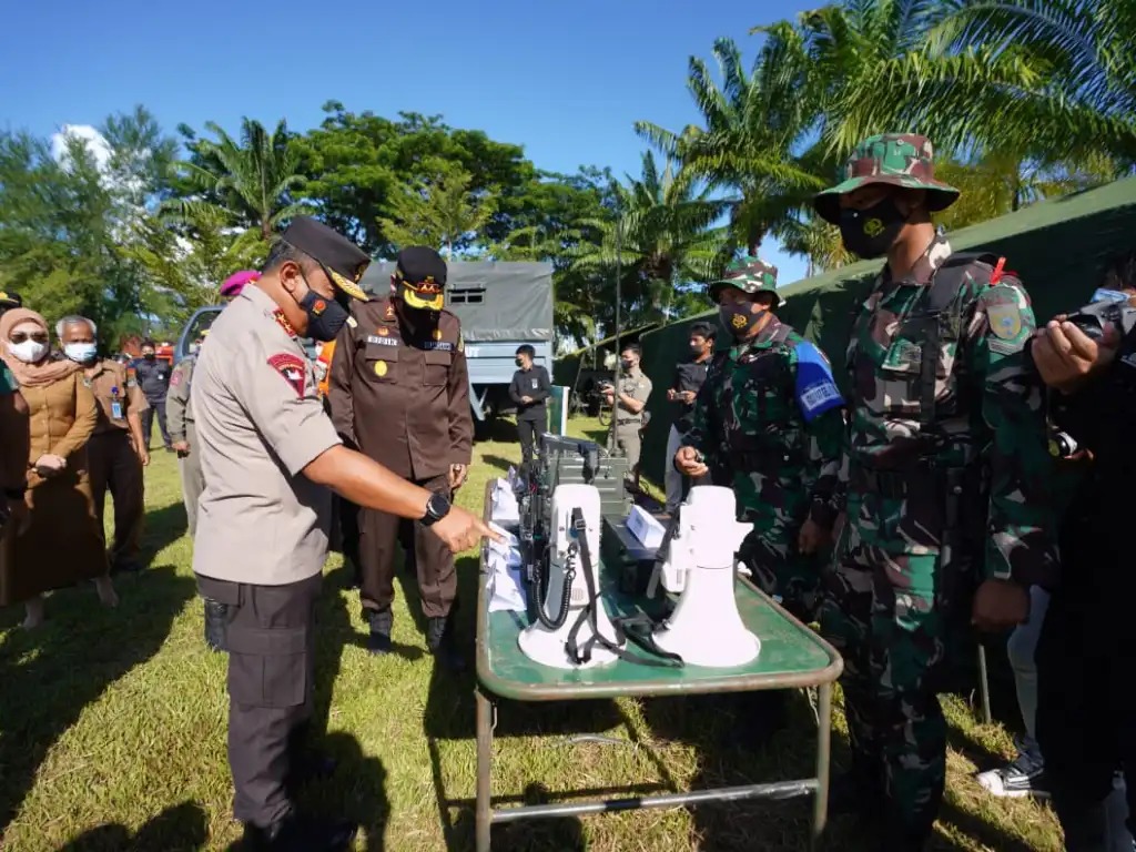 kapolda sulbar hadiri apel siaga antisipasi penanggulangan bencana alam 25110