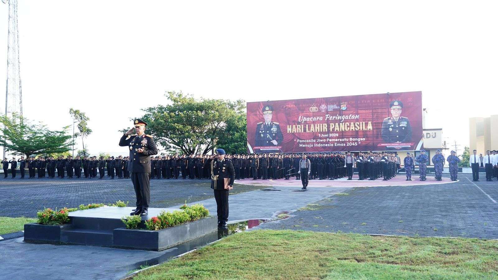 kapolda sulbar pimpin upacara peringatan hari lahir pancasila 74727