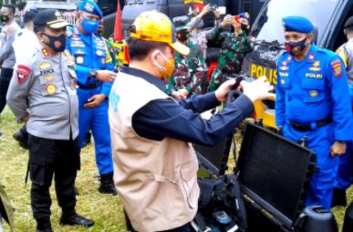 kapolda sulut dan forkompinda sulut hadiri apel kesiapsiagaan hadapi bencana 36565