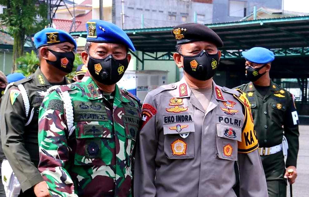 kapolda sumsel hadiri upacara operasi gaktib dan yustisi polisi militer makodam ii sriwijaya 30659