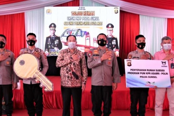 kapolda sumsel launching 622 rumah untuk polri dan pns 28736