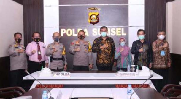 kapolda sumsel terima audiensi bpn provinsi sumsel 11547