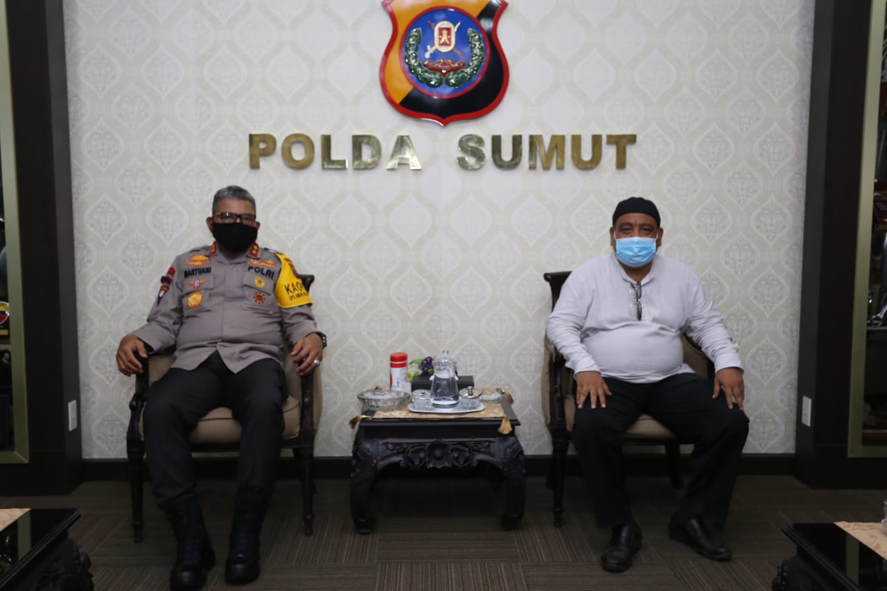 kapolda sumut bersilaturahmi dengan persatuan wartawan indonesia 11121