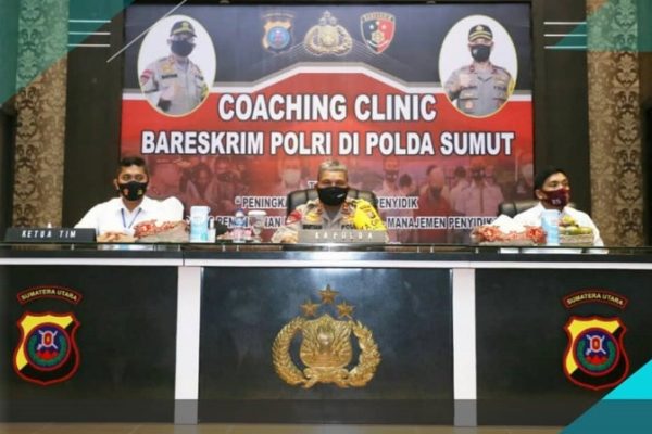 kapolda sumut buka coaching clinic bareskrim polri 11356