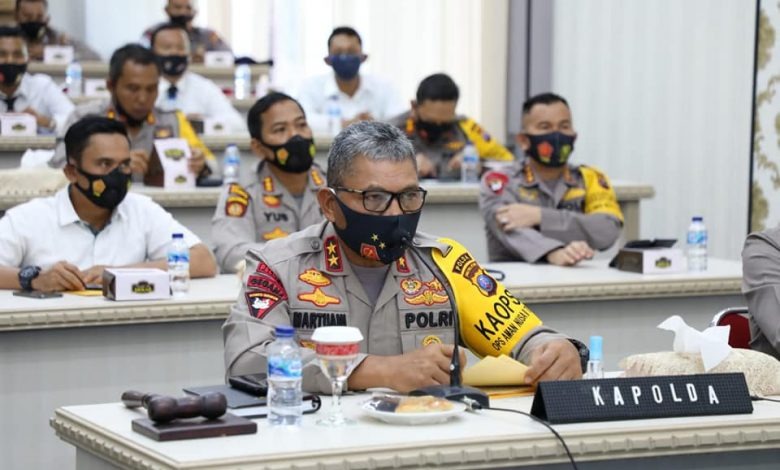 kapolda sumut buka latihan praops kancil toba 2020 secara virtual 35005