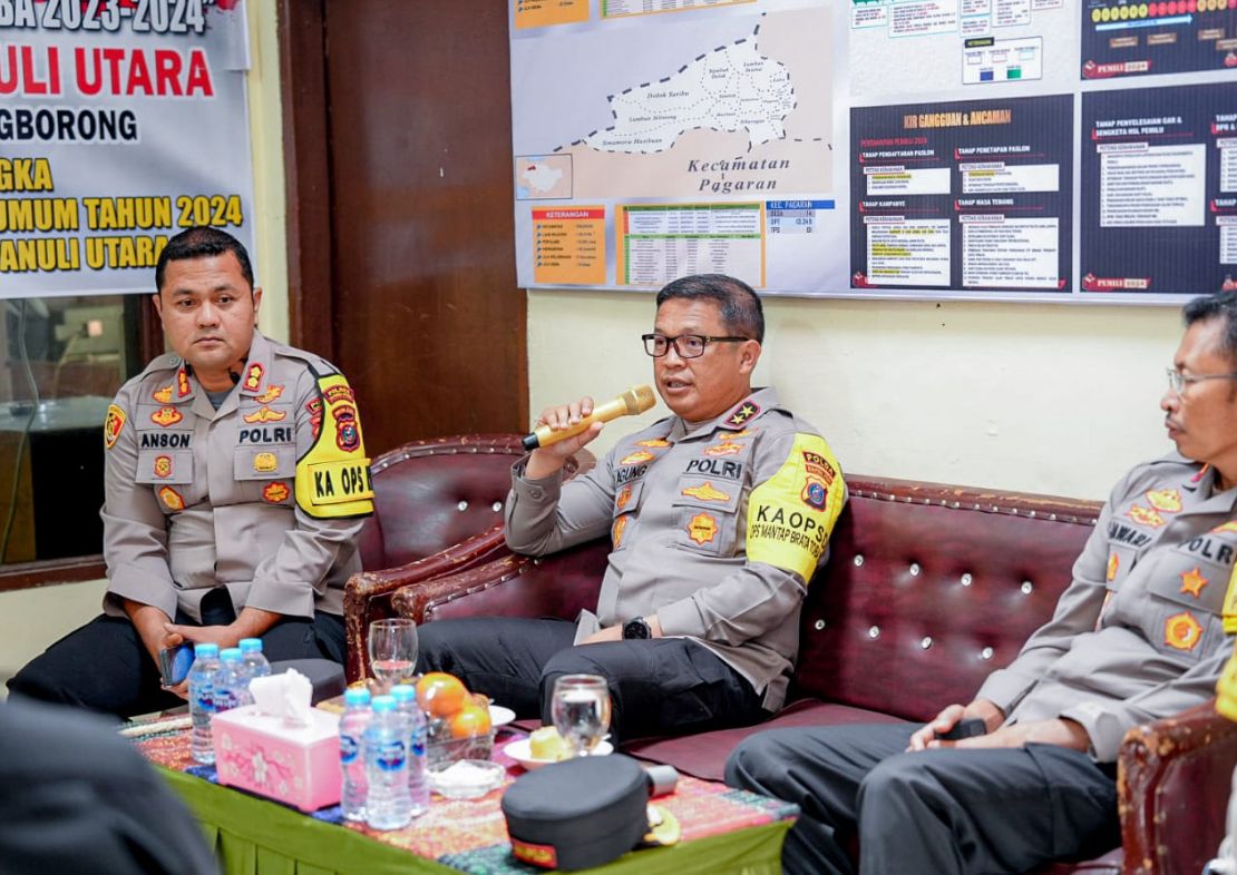 kapolda sumut cek kesiapan pengamanan pemilu di toba dan tapanuli utara 67404